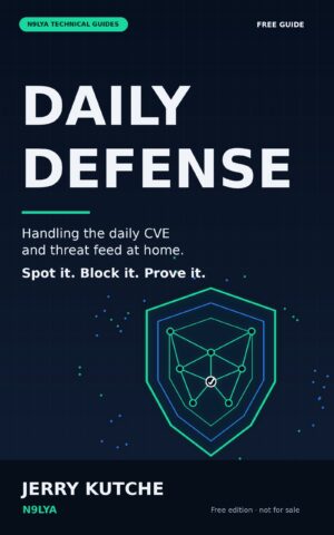 Daily Defense: How a Homelab Handles the Daily CVE and Threat Feed - free guide cover